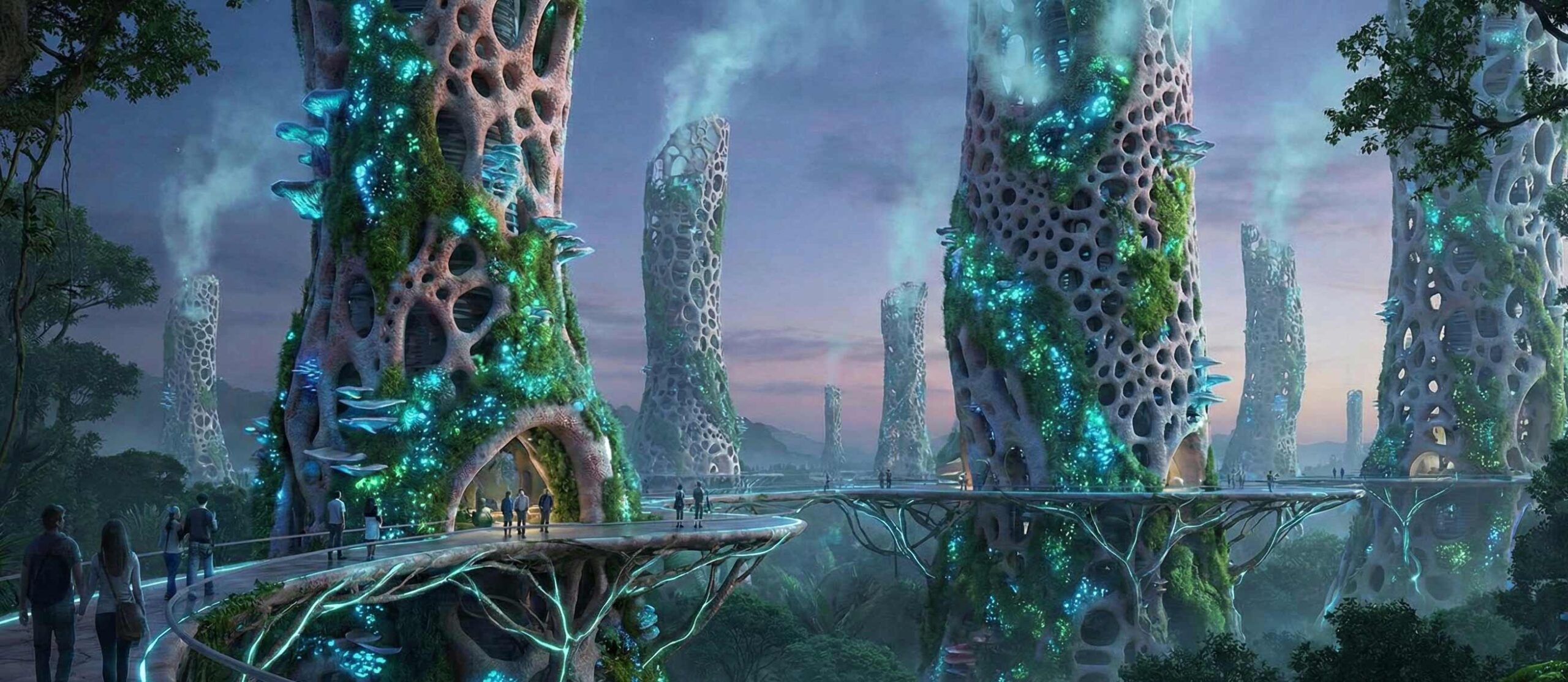 Organic Megatecture Biogenic Spires
